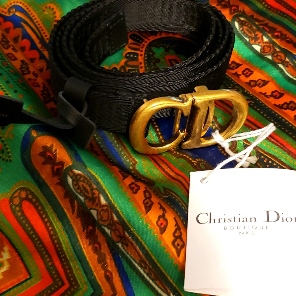 Christian Dior Saddle belt